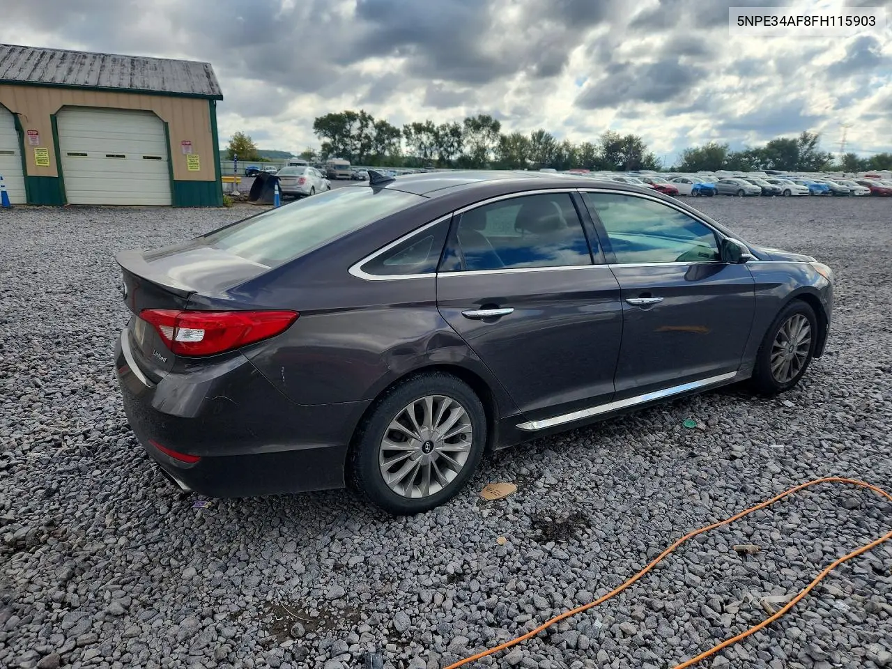 2015 HYUNDAI SONATA VIN 5NPE34AF8FH115903 — фото 3