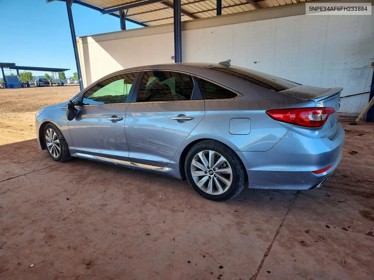 2015 HYUNDAI SONATA VIN 5NPE34AF6FH233884 — фото 2