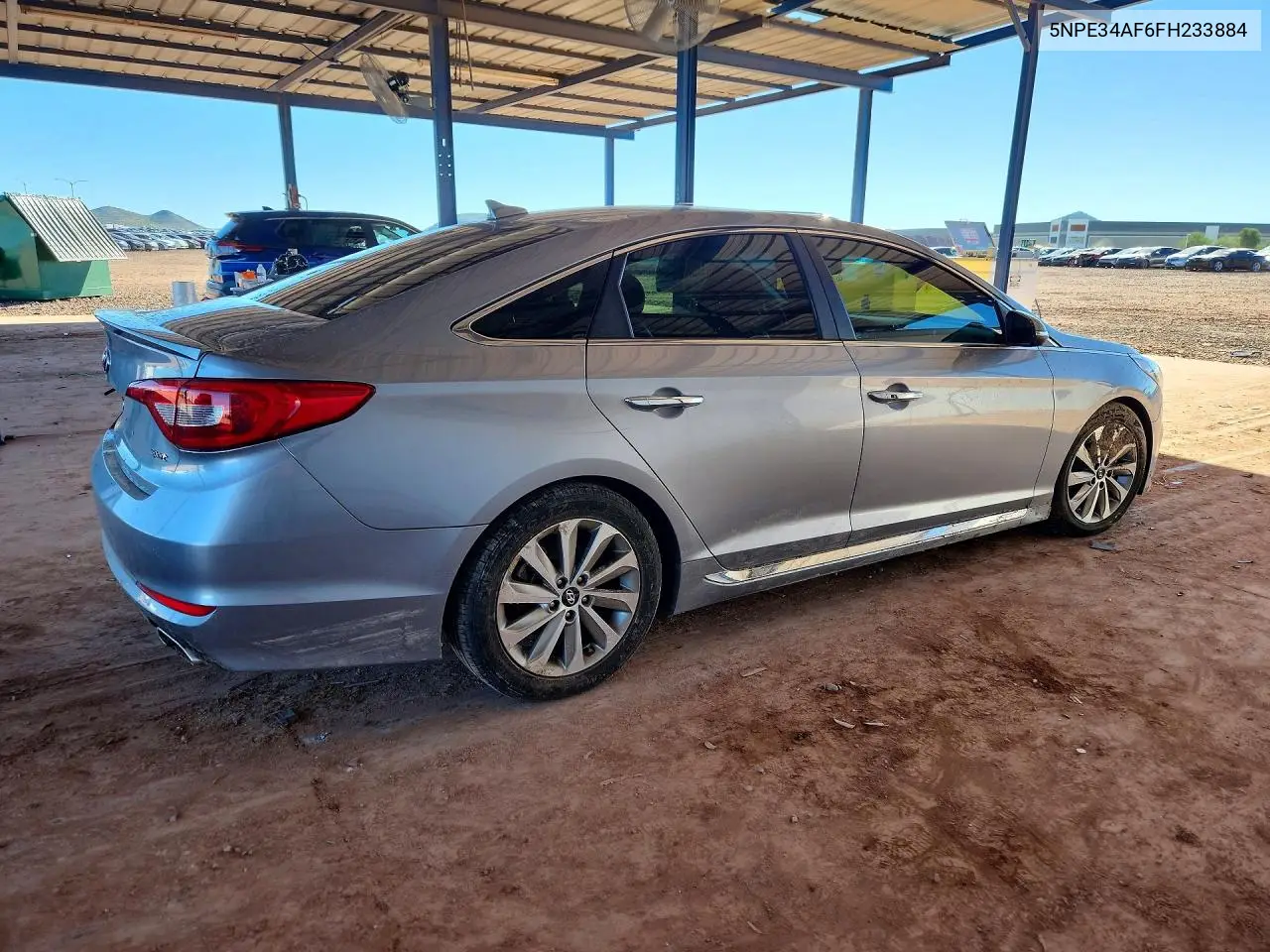 2015 HYUNDAI SONATA VIN 5NPE34AF6FH233884 — фото 3