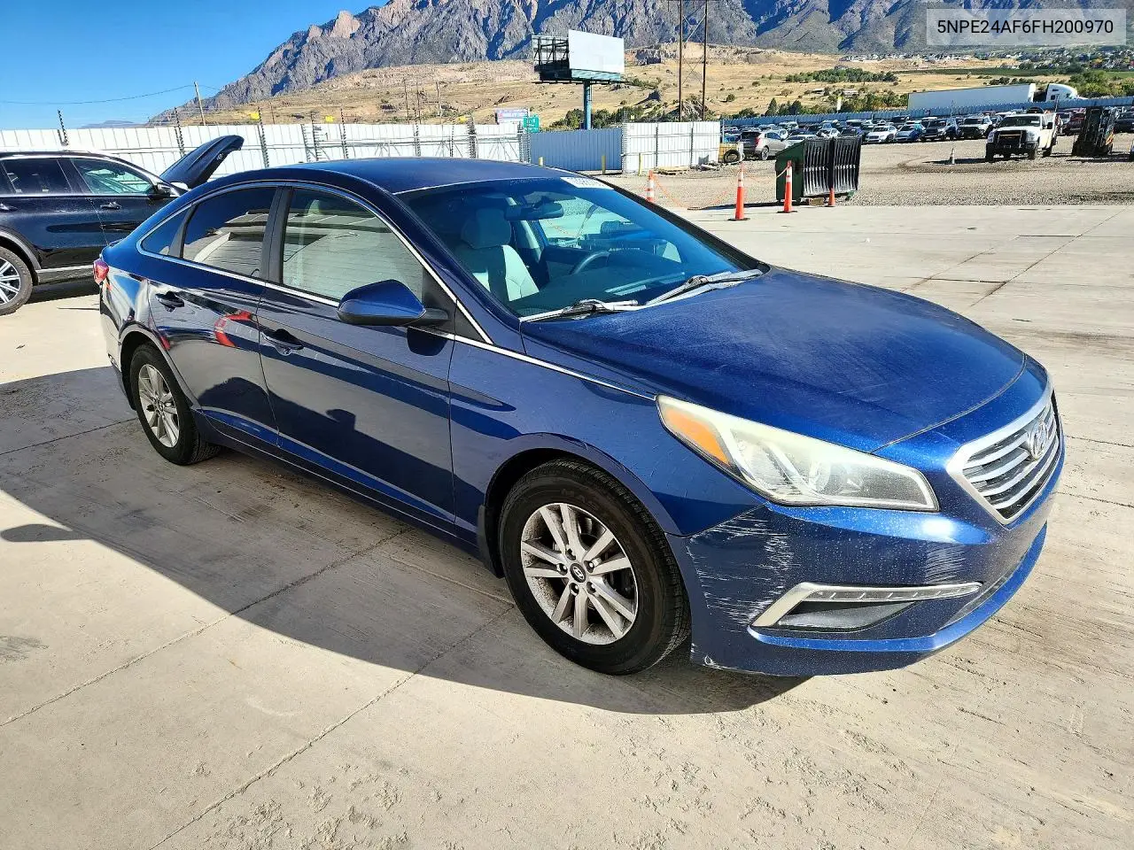 2015 HYUNDAI SONATA VIN 5NPE24AF6FH200970 — фото 4