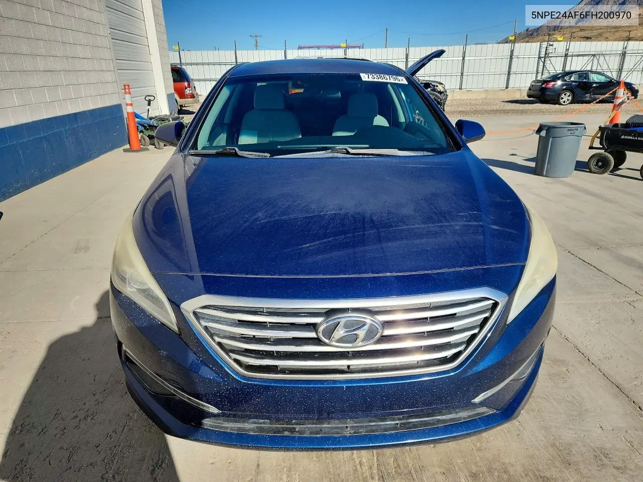 2015 HYUNDAI SONATA VIN 5NPE24AF6FH200970 — фото 5