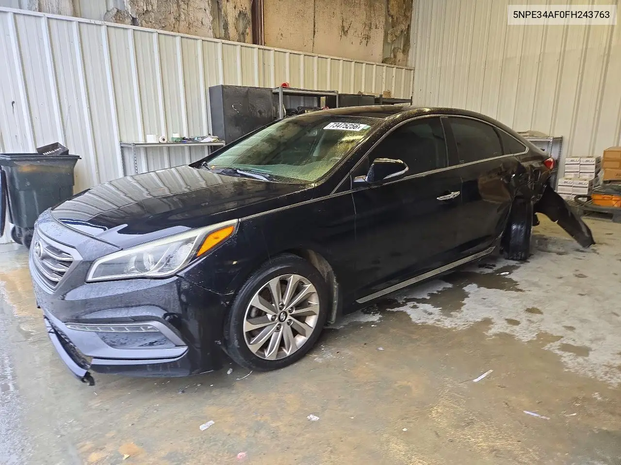 HYUNDAI SONATA 2015, VIN 5NPE34AF0FH243763