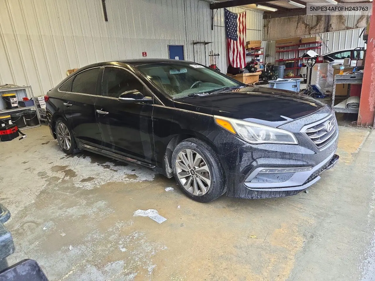 2015 HYUNDAI SONATA VIN 5NPE34AF0FH243763 — фото 4