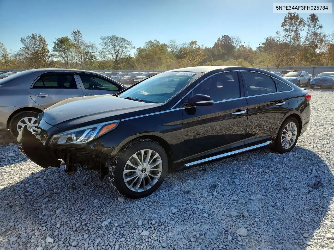 HYUNDAI SONATA 2015, VIN 5NPE34AF3FH025784