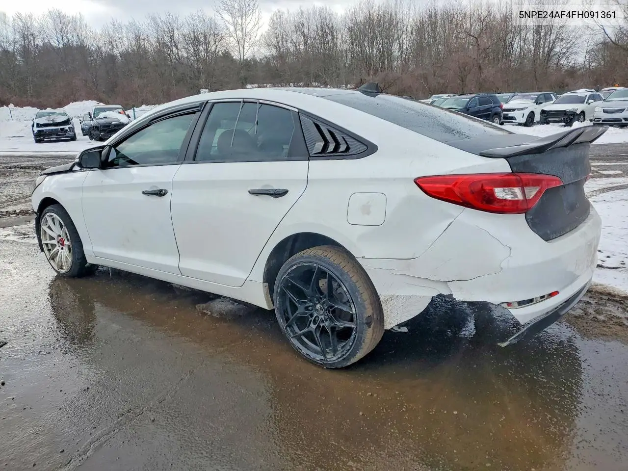 2015 HYUNDAI SONATA VIN 5NPE24AF4FH091361 — фото 2