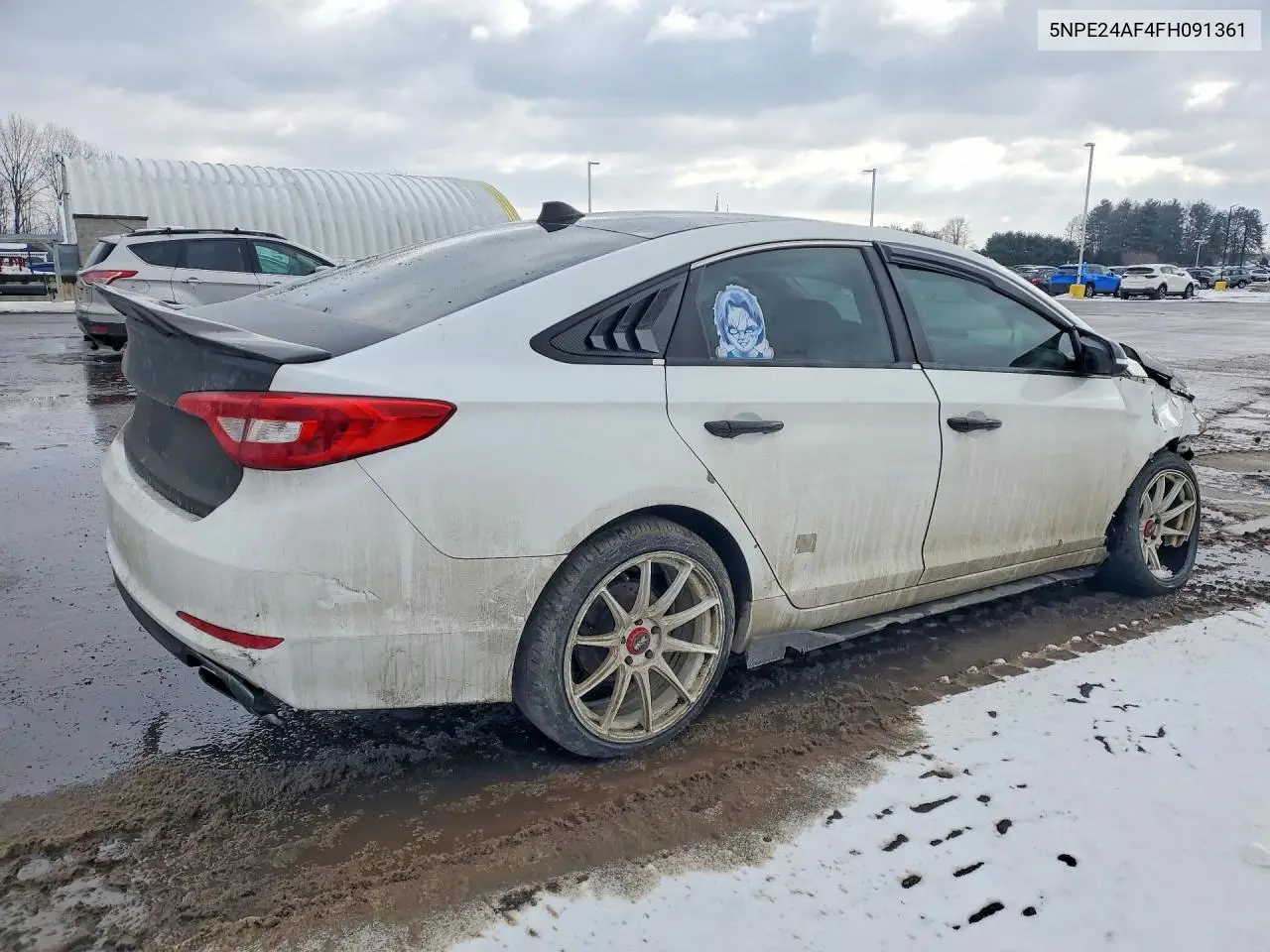 2015 HYUNDAI SONATA VIN 5NPE24AF4FH091361 — фото 3