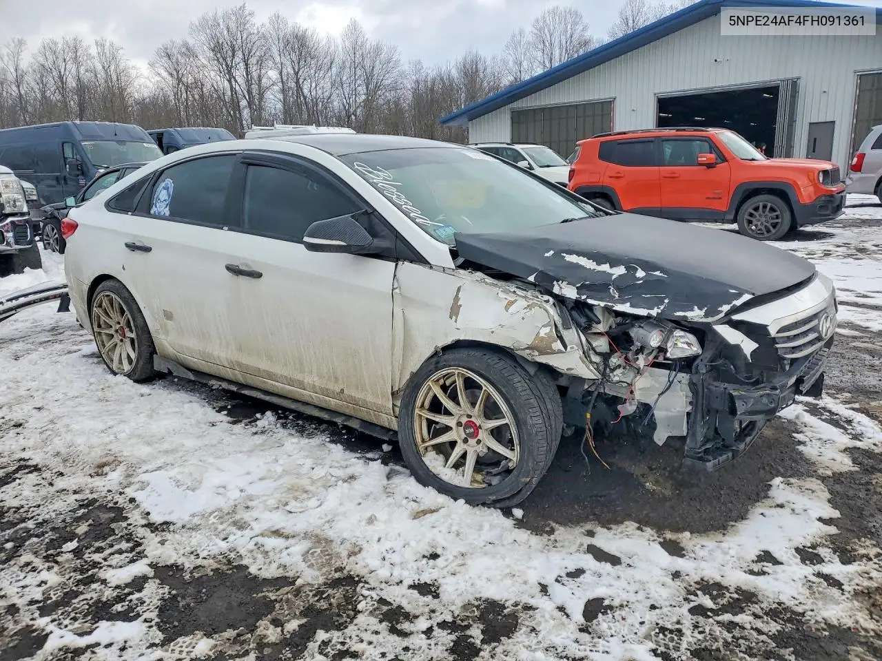 2015 HYUNDAI SONATA VIN 5NPE24AF4FH091361 — фото 4