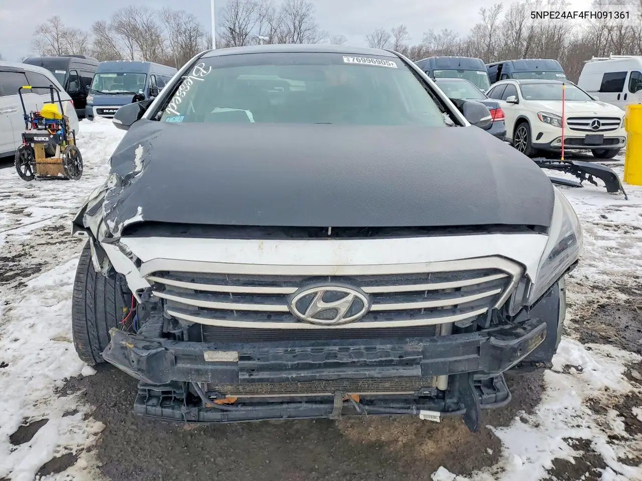 2015 HYUNDAI SONATA VIN 5NPE24AF4FH091361 — фото 5
