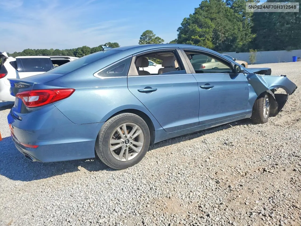 2016 HYUNDAI SONATA VIN 5NPE24AF7GH312548 — фото 3