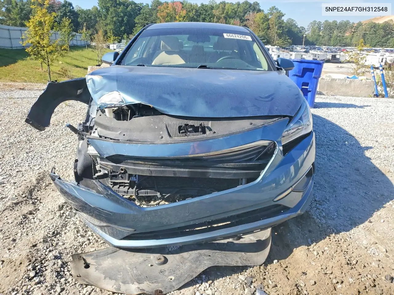 2016 HYUNDAI SONATA VIN 5NPE24AF7GH312548 — фото 5