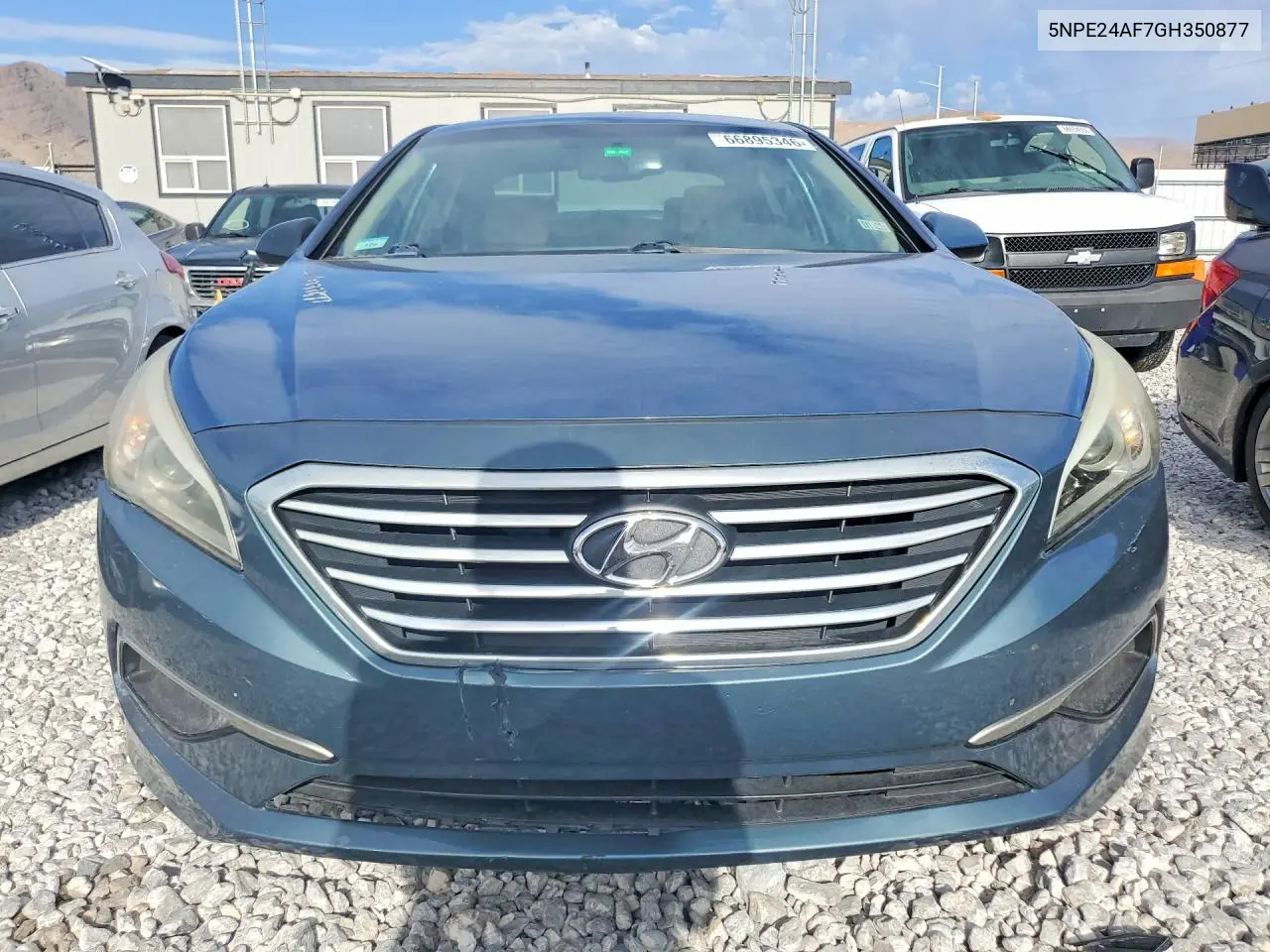 2016 HYUNDAI SONATA VIN 5NPE24AF7GH350877 — фото 5