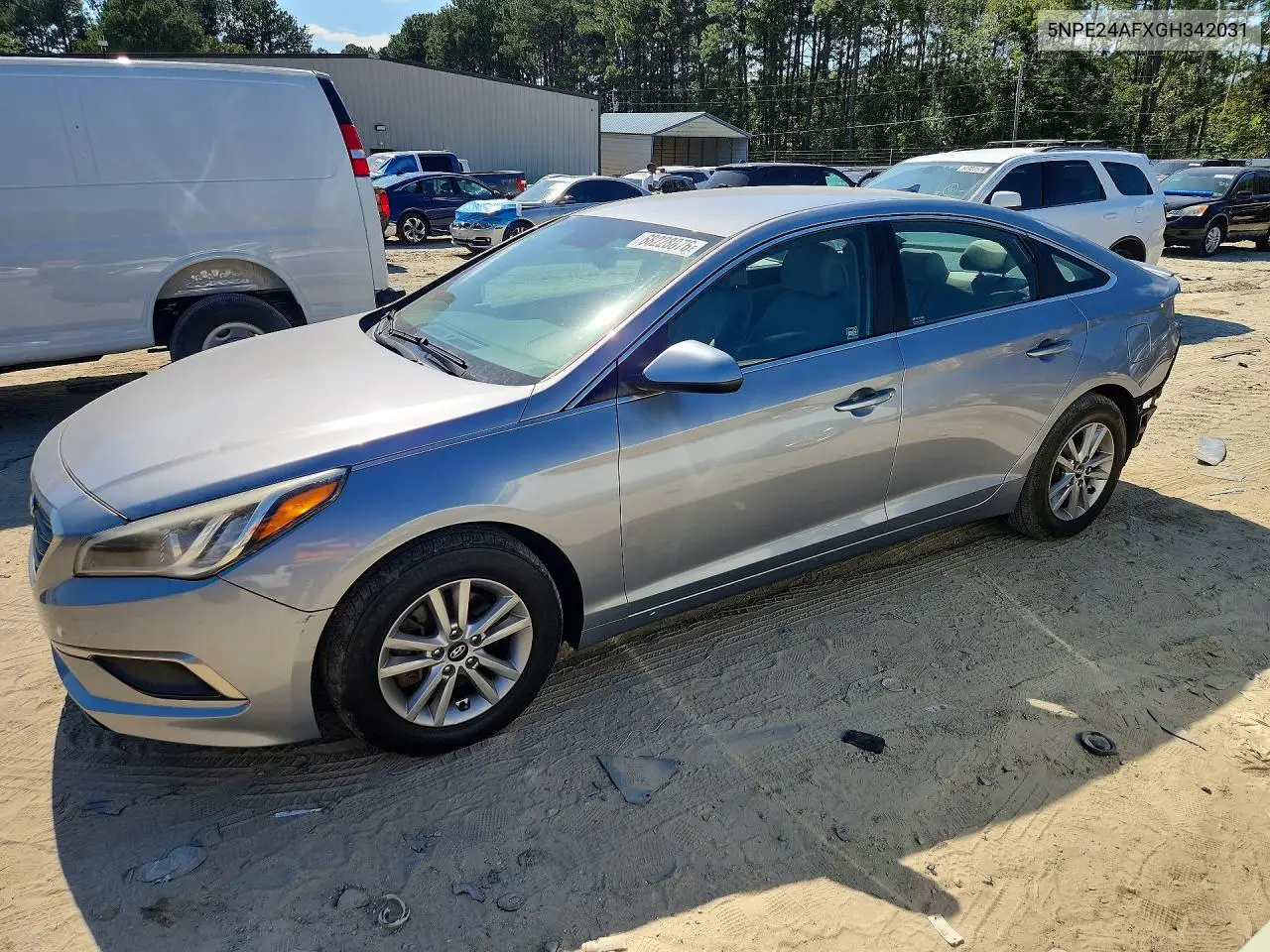 HYUNDAI SONATA 2016, VIN 5NPE24AFXGH342031