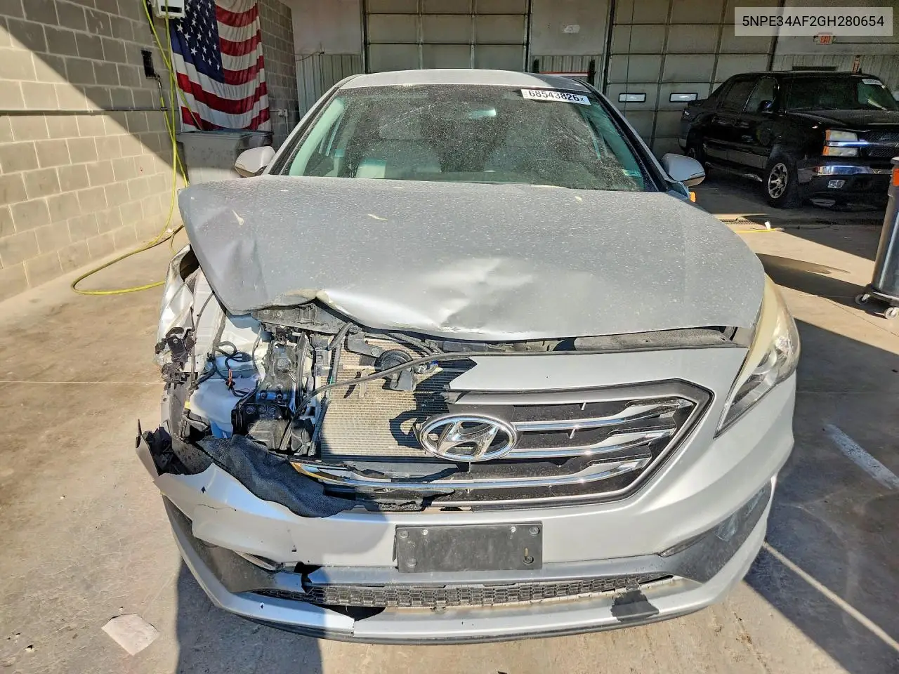 2016 HYUNDAI SONATA VIN 5NPE34AF2GH280654 — фото 5