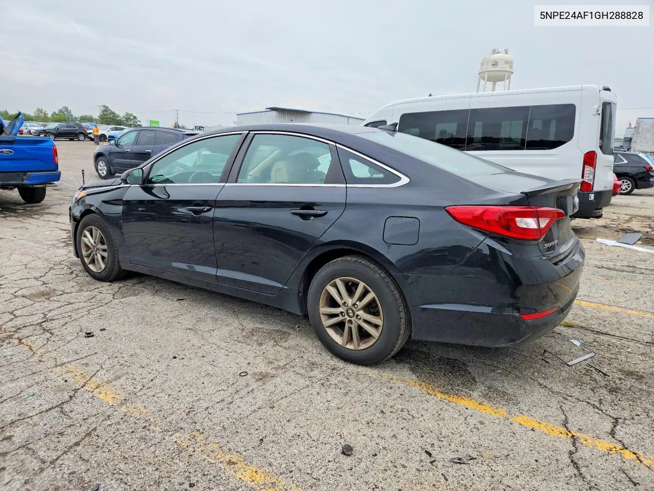 2016 HYUNDAI SONATA VIN 5NPE24AF1GH288828 — фото 2