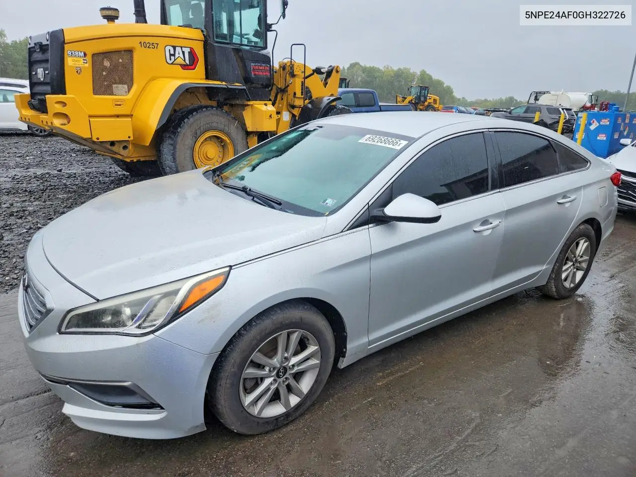 HYUNDAI SONATA 2016, VIN 5NPE24AF0GH322726