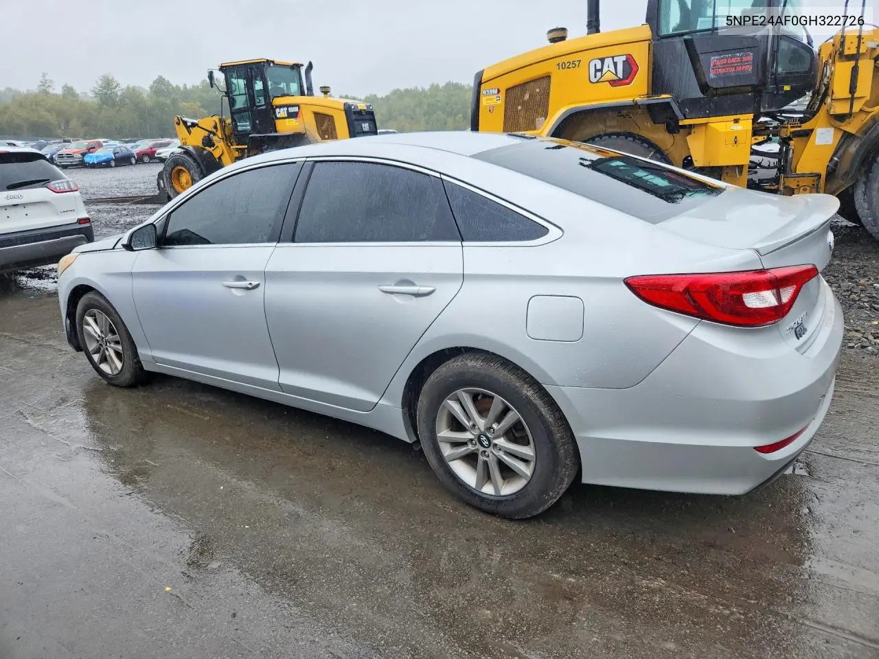 2016 HYUNDAI SONATA VIN 5NPE24AF0GH322726 — фото 2