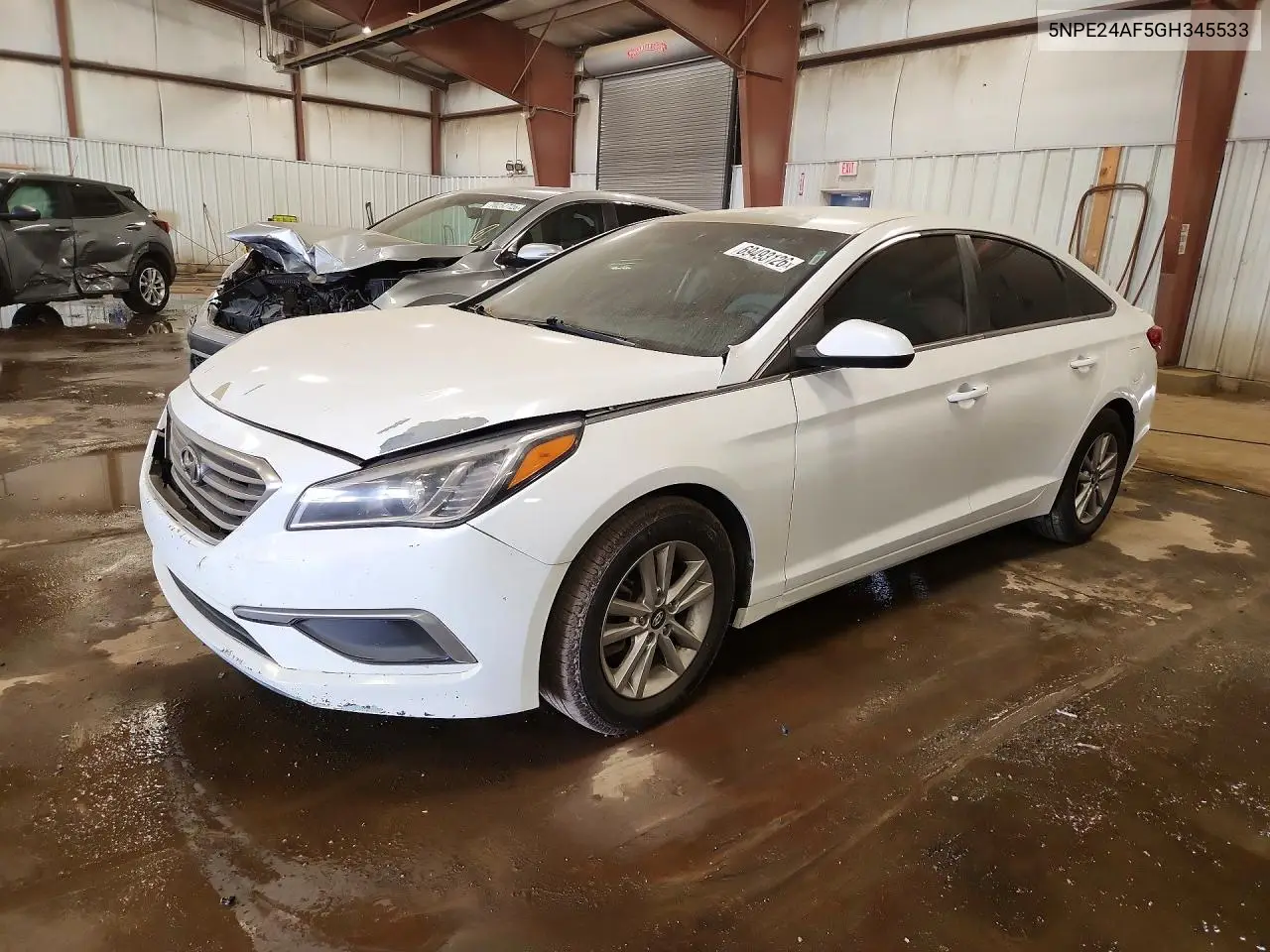 HYUNDAI SONATA 2016, VIN 5NPE24AF5GH345533