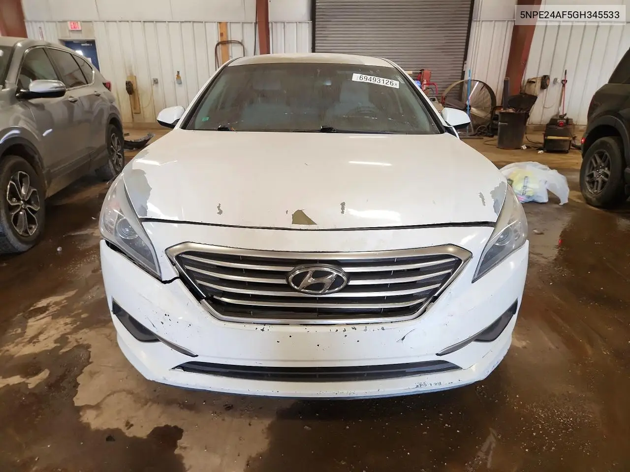 2016 HYUNDAI SONATA VIN 5NPE24AF5GH345533 — фото 5