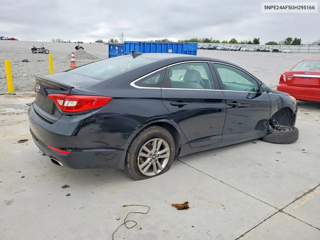 2016 HYUNDAI SONATA VIN 5NPE24AF5GH295166 — фото 3