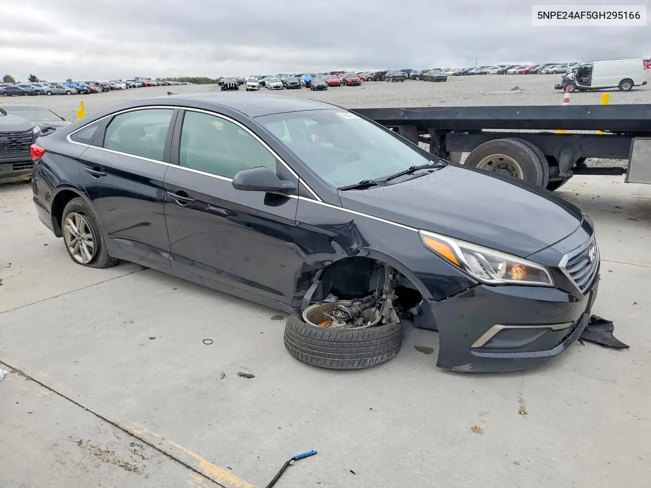 2016 HYUNDAI SONATA VIN 5NPE24AF5GH295166 — фото 4