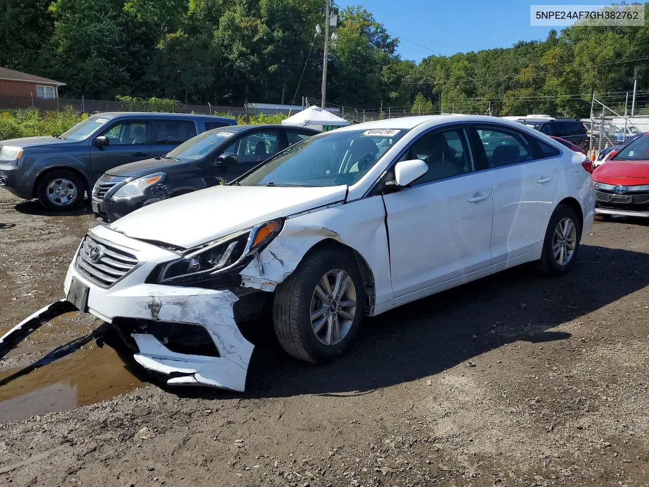 HYUNDAI SONATA 2016, VIN 5NPE24AF7GH382762