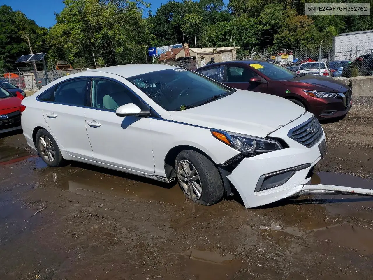 2016 HYUNDAI SONATA VIN 5NPE24AF7GH382762 — фото 4