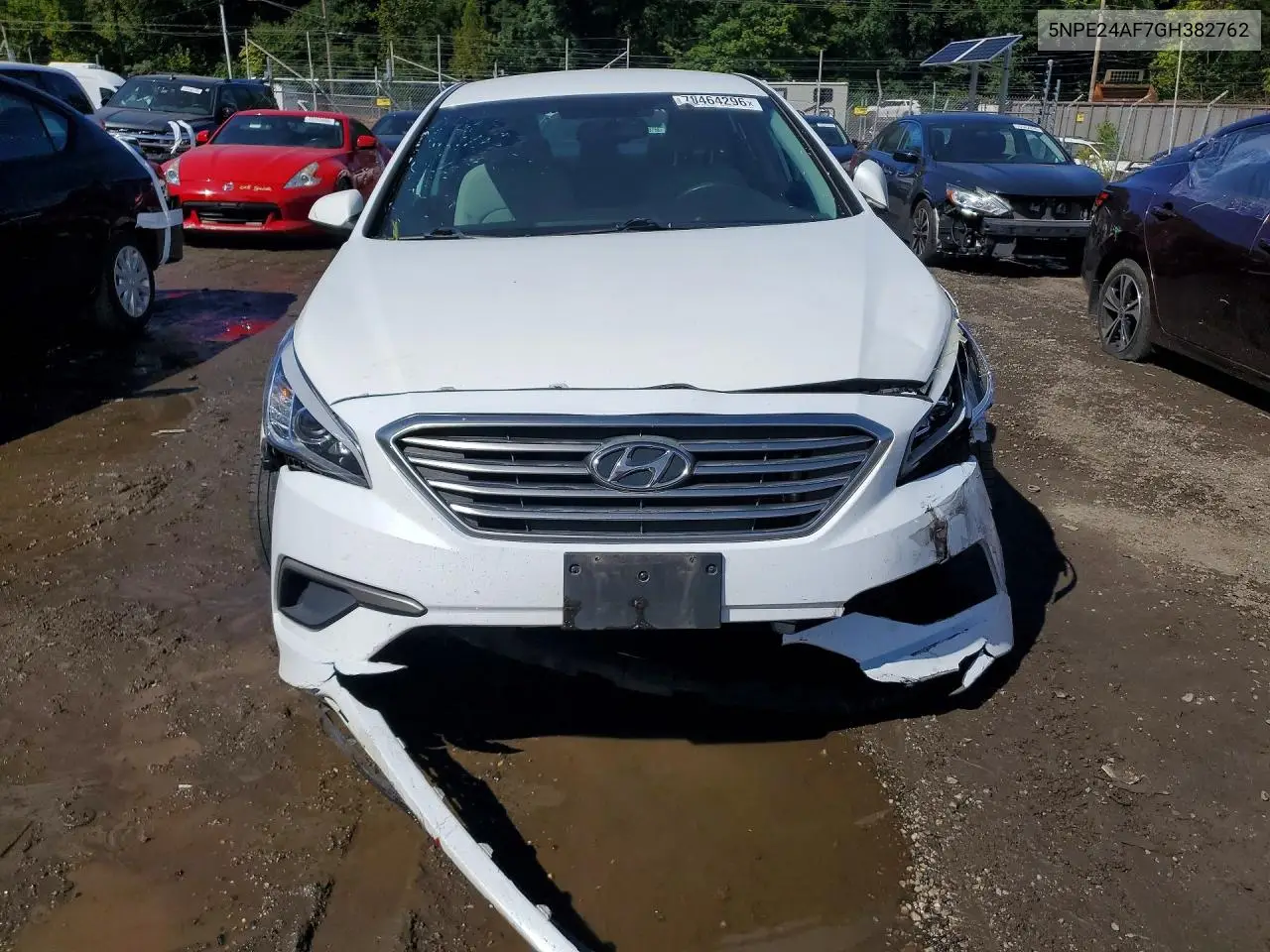 2016 HYUNDAI SONATA VIN 5NPE24AF7GH382762 — фото 5