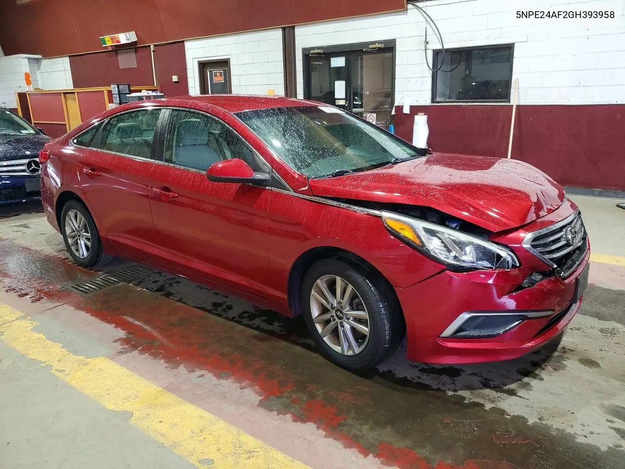 2016 HYUNDAI SONATA VIN 5NPE24AF2GH393958 — фото 4