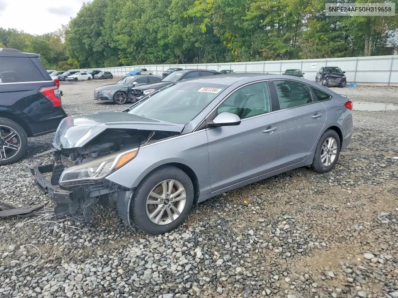 HYUNDAI SONATA 2016, VIN 5NPE24AF5GH319658