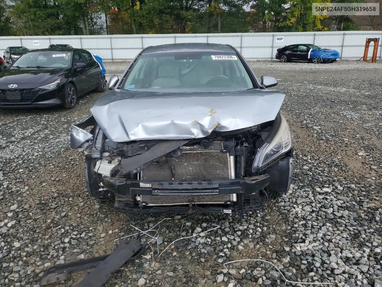 2016 HYUNDAI SONATA VIN 5NPE24AF5GH319658 — фото 5