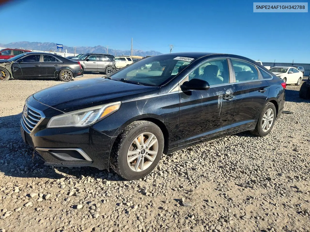 HYUNDAI SONATA 2016, VIN 5NPE24AF1GH342788