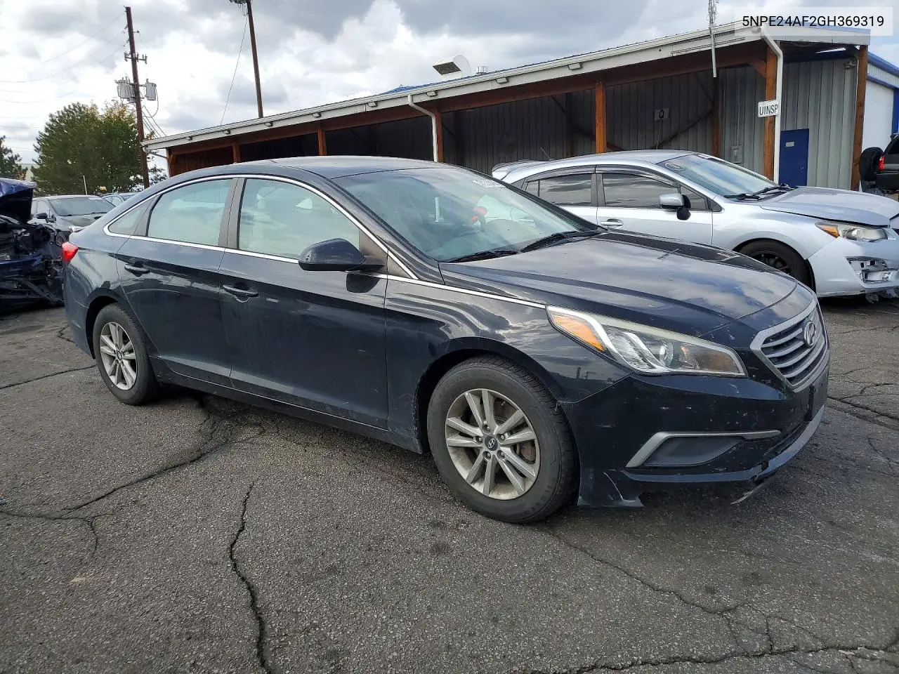 2016 HYUNDAI SONATA VIN 5NPE24AF2GH369319 — фото 4