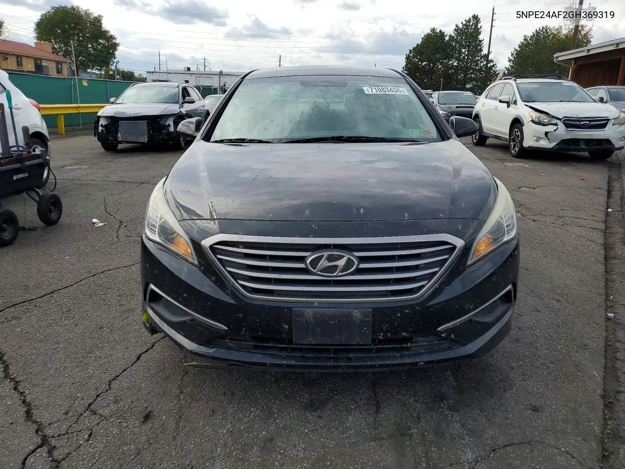 2016 HYUNDAI SONATA VIN 5NPE24AF2GH369319 — фото 5