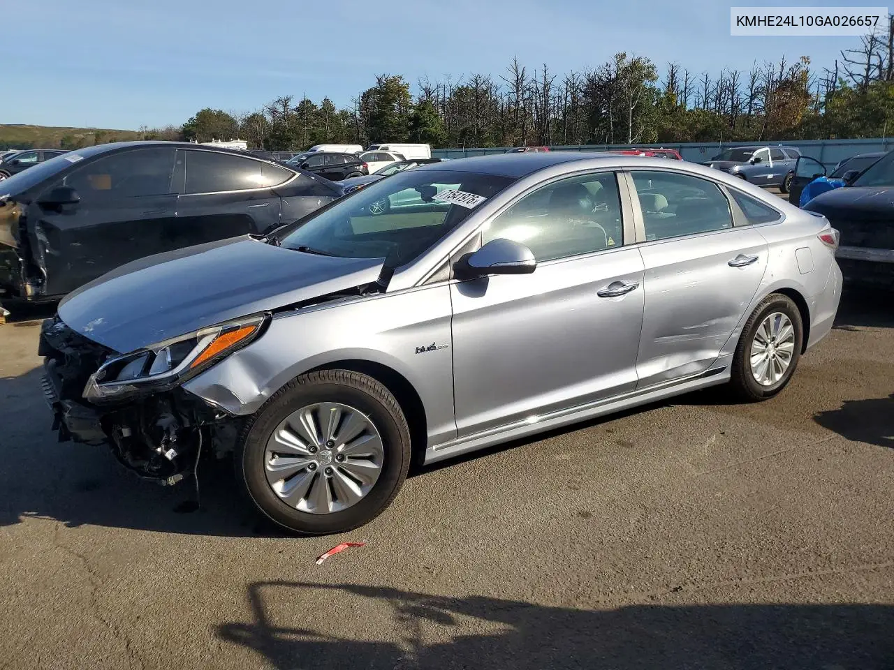 HYUNDAI SONATA 2016, VIN KMHE24L10GA026657