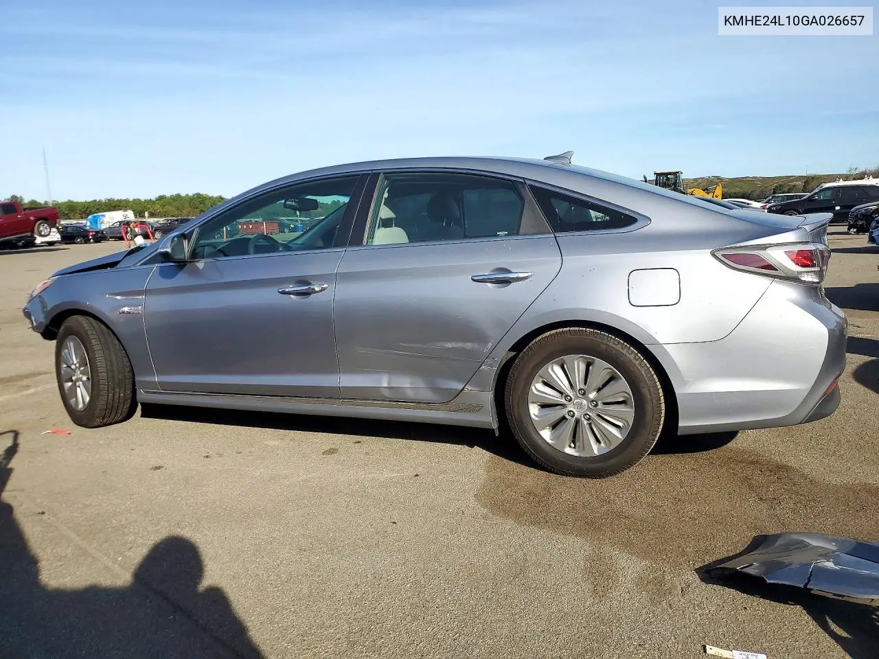 2016 HYUNDAI SONATA VIN KMHE24L10GA026657 — фото 2