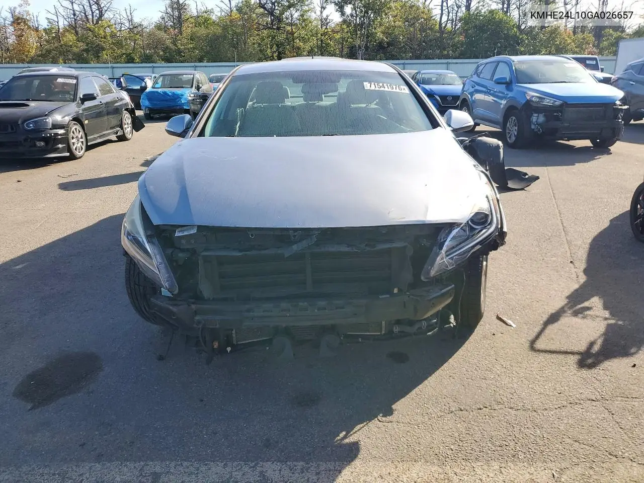 2016 HYUNDAI SONATA VIN KMHE24L10GA026657 — фото 5