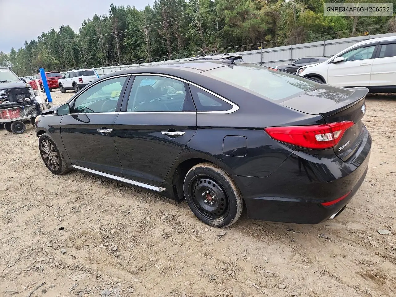2016 HYUNDAI SONATA VIN 5NPE34AF6GH266532 — фото 2