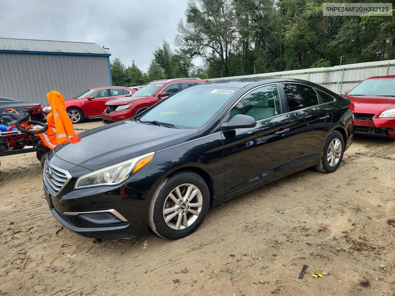 HYUNDAI SONATA 2016, VIN 5NPE24AF2GH332125