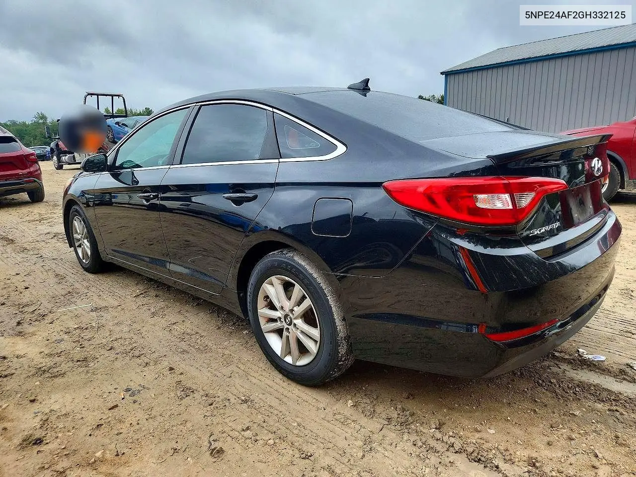 2016 HYUNDAI SONATA VIN 5NPE24AF2GH332125 — фото 2
