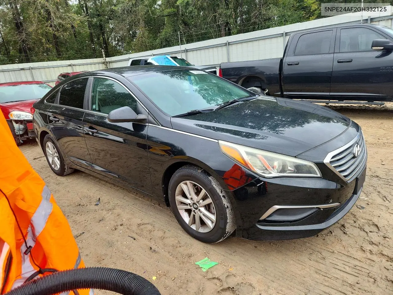 2016 HYUNDAI SONATA VIN 5NPE24AF2GH332125 — фото 4
