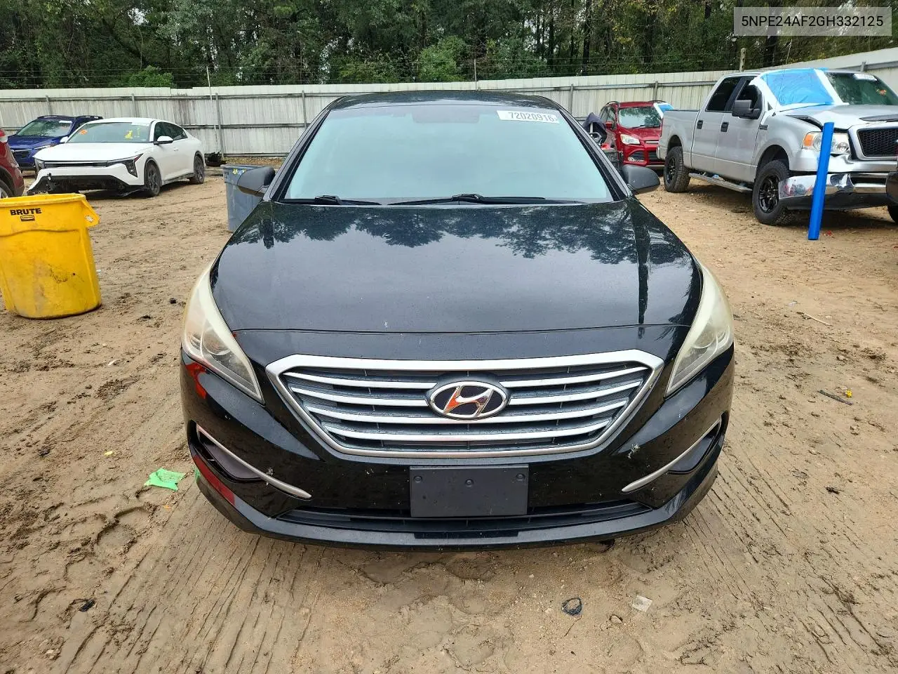 2016 HYUNDAI SONATA VIN 5NPE24AF2GH332125 — фото 5
