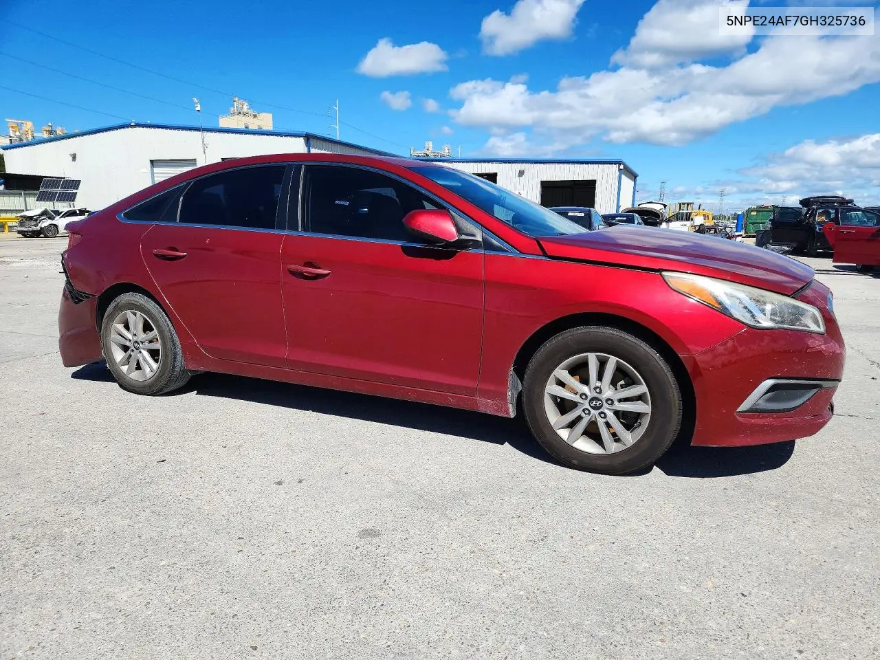 2016 HYUNDAI SONATA VIN 5NPE24AF7GH325736 — фото 4