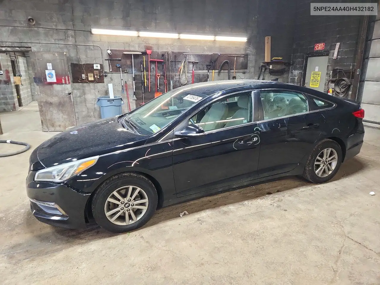 HYUNDAI SONATA 2016, VIN 5NPE24AA4GH432182