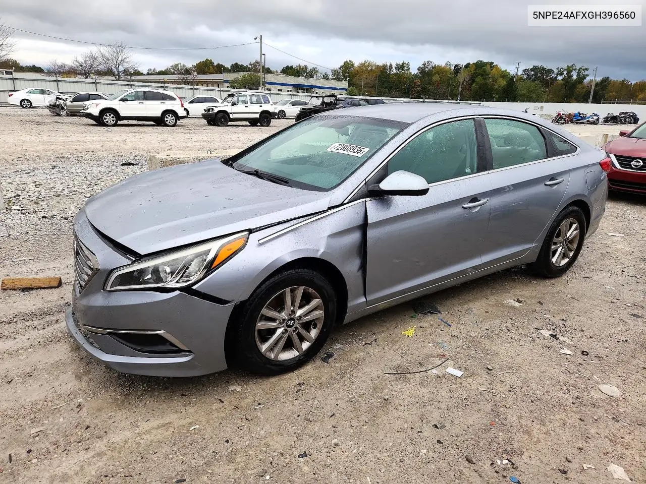 HYUNDAI SONATA 2016, VIN 5NPE24AFXGH396560
