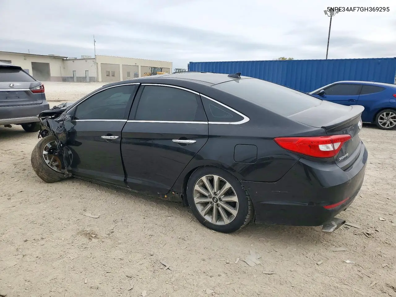 2016 HYUNDAI SONATA VIN 5NPE34AF7GH369295 — фото 2