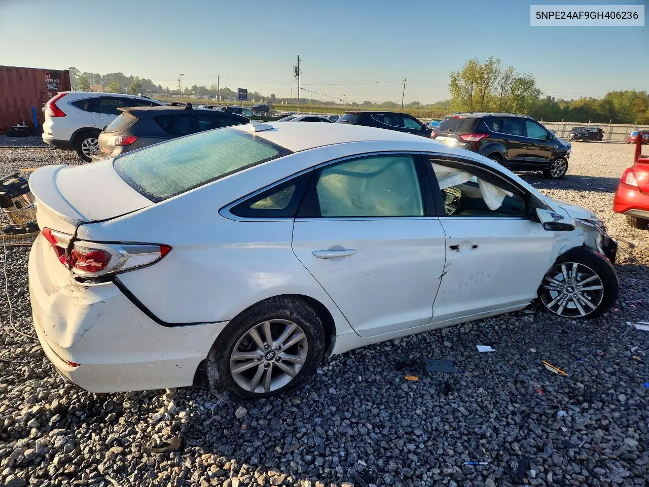 2016 HYUNDAI SONATA VIN 5NPE24AF9GH406236 — фото 3