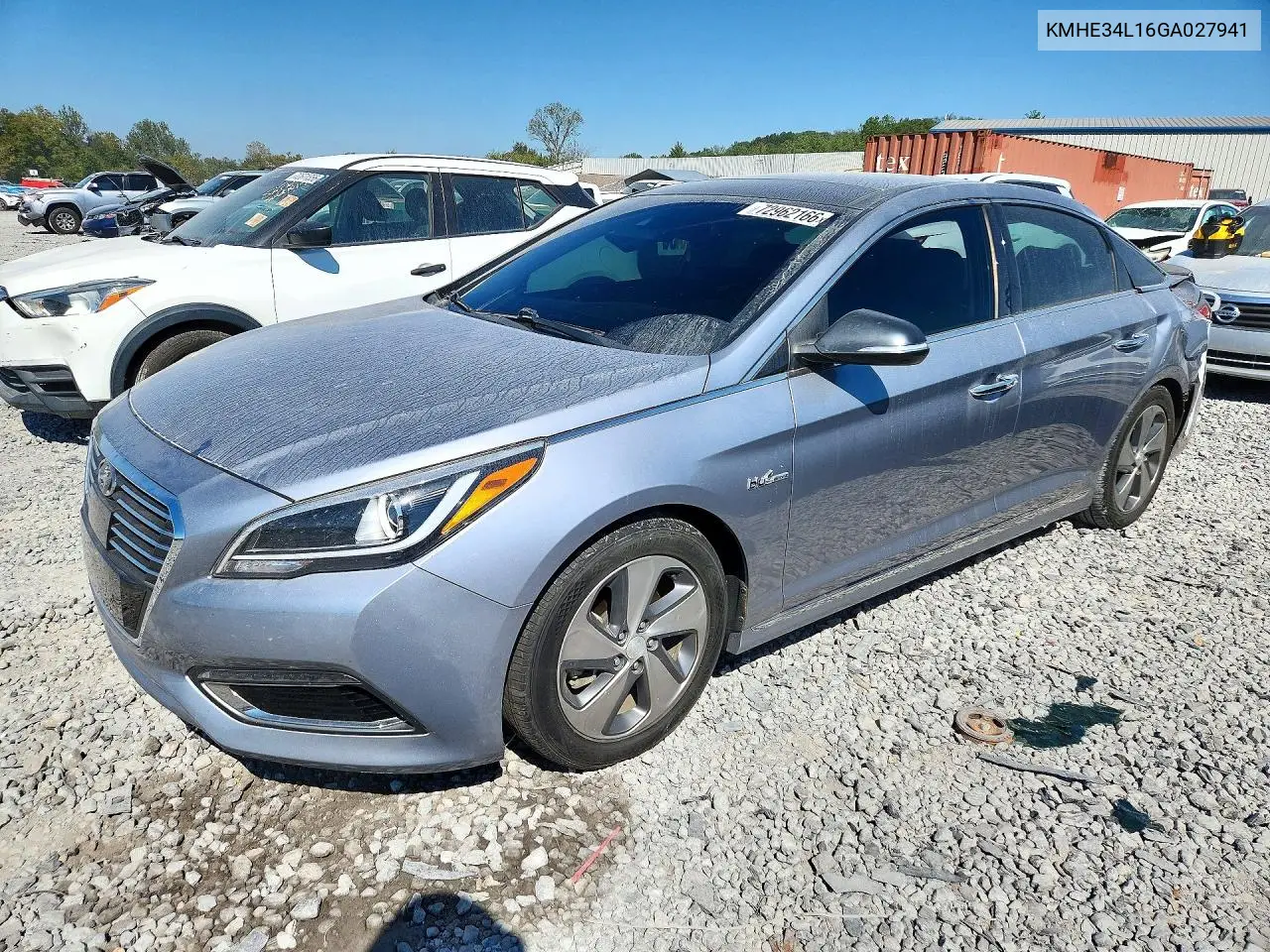 HYUNDAI SONATA 2016, VIN KMHE34L16GA027941