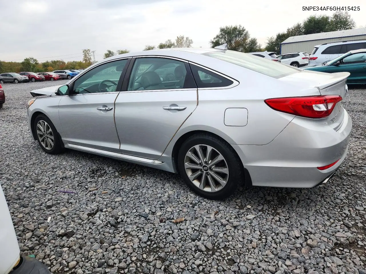 2016 HYUNDAI SONATA VIN 5NPE34AF6GH415425 — фото 2