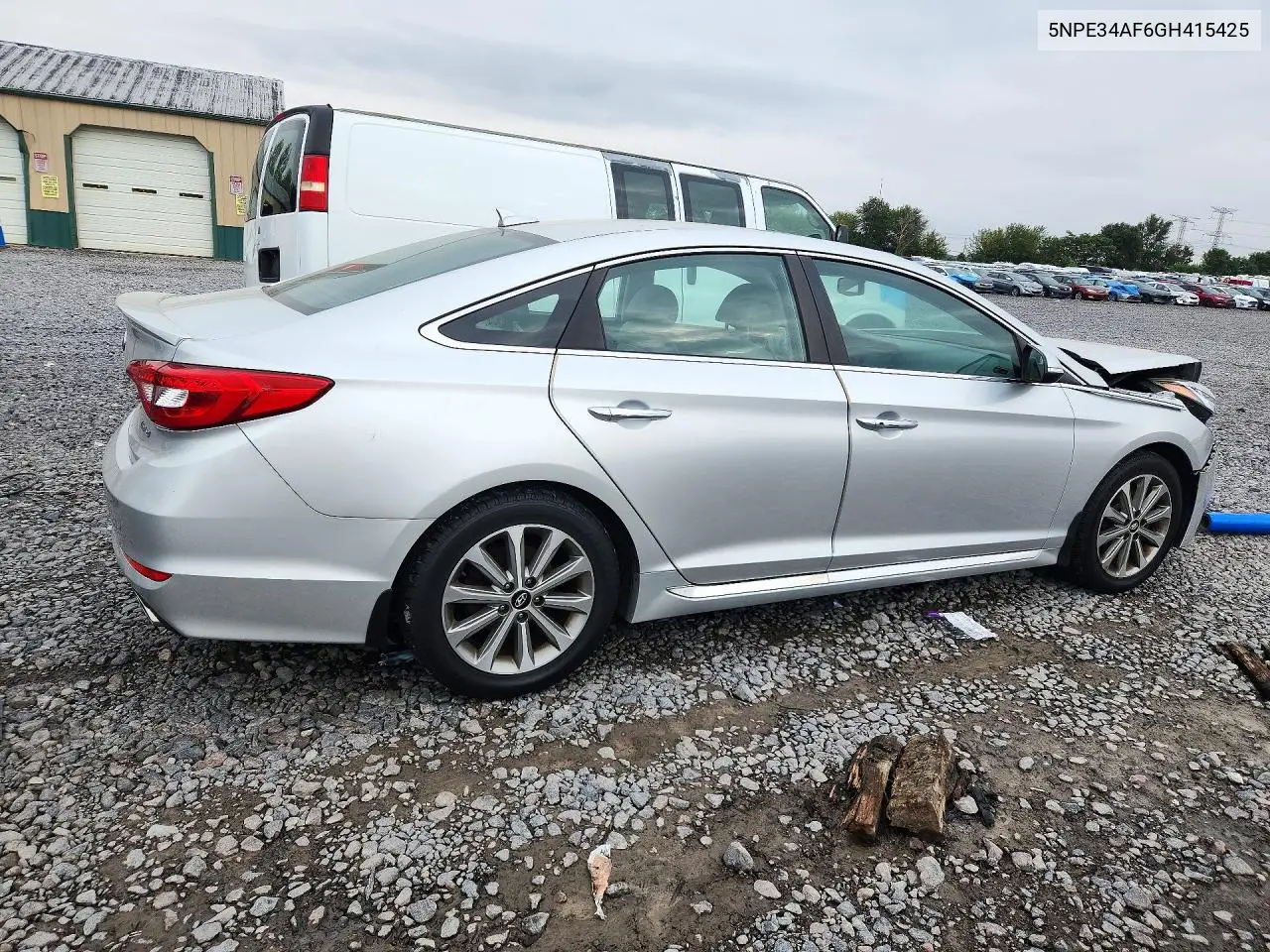 2016 HYUNDAI SONATA VIN 5NPE34AF6GH415425 — фото 3