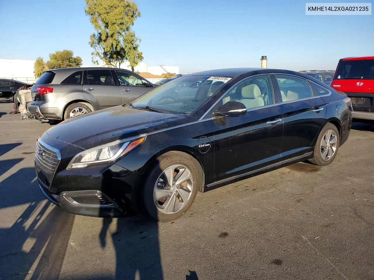 HYUNDAI SONATA 2016, VIN KMHE14L2XGA021235